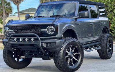 2021 Bronco Big Bend 4×4, Off Road Mods include 5″ RC Lift, 37″ Tires, Intake, Exhaust, More