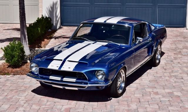 1968 Ford Shelby GT500 in Acapulco Blue